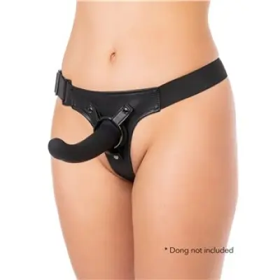 Hidden Desire Sexy String Strap-On Black