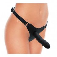 Latex Play Strap-on with Dildo - Small