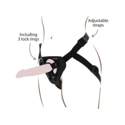 GET REAL - STRAP-ON HARNESS BLACK