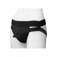 PANTY HARNESS W PLUG DUAL STRAP L/X