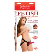 Pipedream First Timers Strap-On Set Red 14cm