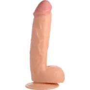Pop Peckers: Poppin Dildo, 21 cm, ljus