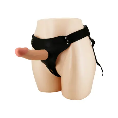 Pretty Love: Stark, Strap-On Harness with Hollow Dildo