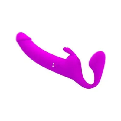 Pretty Love Zanini Strapless Strap-On 10 Vibrations Purple