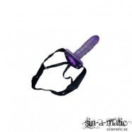 Purple Passion Strap-on med vibrator