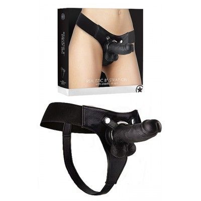 Realistic 8 tum Strap On