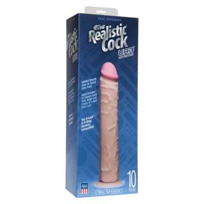 REALISTIC COCK 10'' NO BALLS FLESH