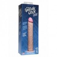 REALISTIC COCK 12'' NO BALLS FLESH