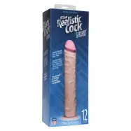 REALISTIC COCK 12'' NO BALLS FLESH