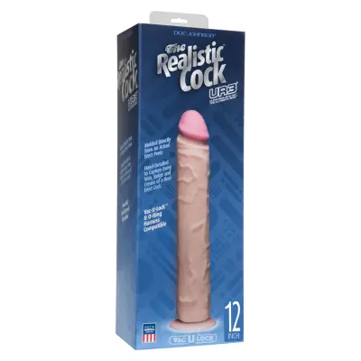 REALISTIC COCK 12''NO BALLS FLESH