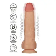 Realistic Vibrating Power Cock 23,6 cm