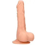 RealRock Skin: Realistic Dildo with Balls, 19 cm, ljus