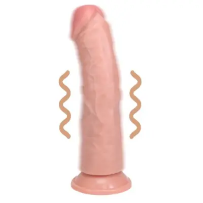 Realrock Vibrating Regular Curved Cock 20,5 cm