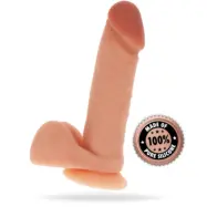 Silicone Dildo 8 Inch w Balls