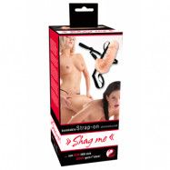 SKIN-COLOURED STRAP-ON DILDO - SHAG ME