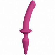 Strap-on-me Switch Plug-in Fuchsia Dildo S - Ljusrosa