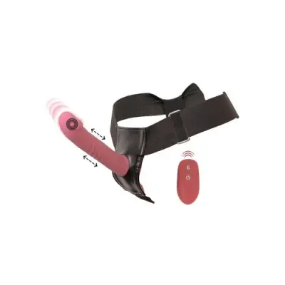 Strap-On Set, Harness with Thrusting Vibrator
