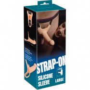 Strap On Silicone Sleeve Large