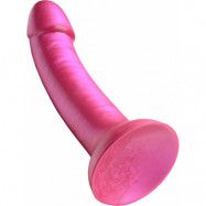 Strap U: G-Tastic Metallic Silicone Dildo, 18 cm