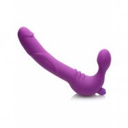 Strap U: Royal Revolver, Vibrating Strapless Strap On Dildo