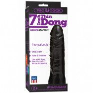 Thin 7 Inch Dong Black