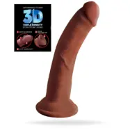 Triple Density Cock 8 Inch (Färg: Beige)
