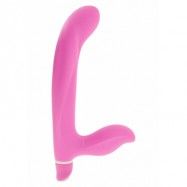 VIBE THERAPY WISHBONE PINK strap on utan sele