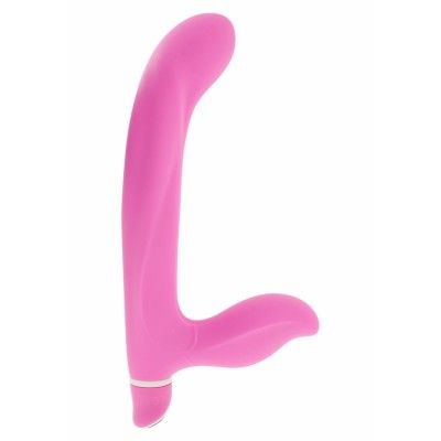 VIBE THERAPY WISHBONE PINK strap on utan sele