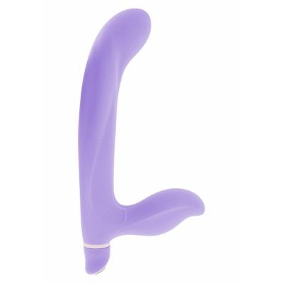 VIBE THERAPY WISHBONE PURPLE strap on utan sele