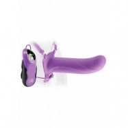 Vibrating Hollow Strap-On 15 cm