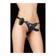 Vibrating Strap On -  Black