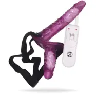 Vibrating Strap on Duo
