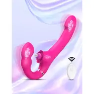 Vibrating& Tapping Strapless Strapon