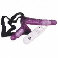 You2toys Fjärrstyrd Strap-on Duo - Purple