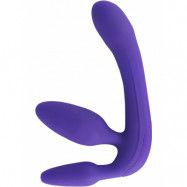 You2Toys: Vibrating Strapless Strap-On, Triple Teaser, lila