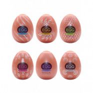 Tenga Egg: Stronger, Hard Boiled Package II, 6-pack