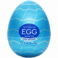 TENGA Egg Wavy II Cool Edition Masturbator - White