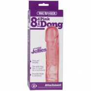 Pink 8 Inch Jelly Dong