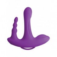 3Some: Rock N' Ride, Silicone Vibrator, lila