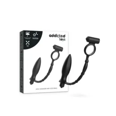 Addicted Toys Anal Plug With Vibratory Ring
