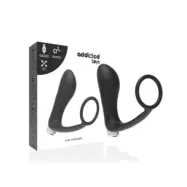 Addicted Toys Prostatic Vibrator Rechargeable Model 1 Black