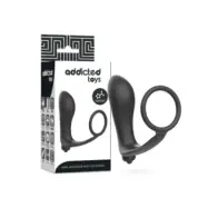 Addicted Toys Vibratory Anal Plug With Penis Ring