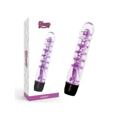 Glossy Lenny Vibrator Purple