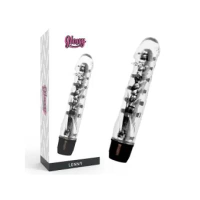 Glossy Lenny Vibrator Black