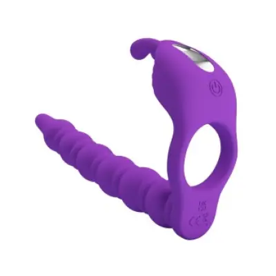 Pretty Love Blackney Penis Ring With Lila Vibrator Plug