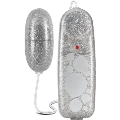 B Yours Glitter Vibrerande Ägg, Silver