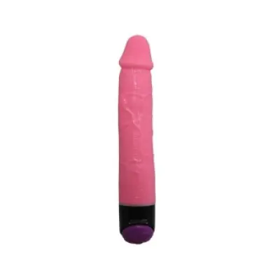 Baile Colorful Sex Realistic Vibrator Pink 23 Cm