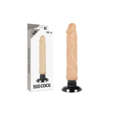 Basecock Realistic Vibrator 2-1 Flesh 20 Cm -O- 4 Cm