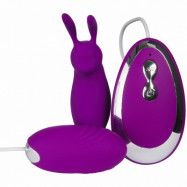 Baseks Fjärrstyrd Bunny Tickler och Vibratorägg - Purple