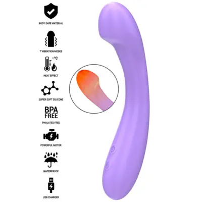 Becky Vibrator Heatable 7 Vibrations